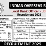 Indian Overseas Bank Local Bank Officer LBO Online Form 2025