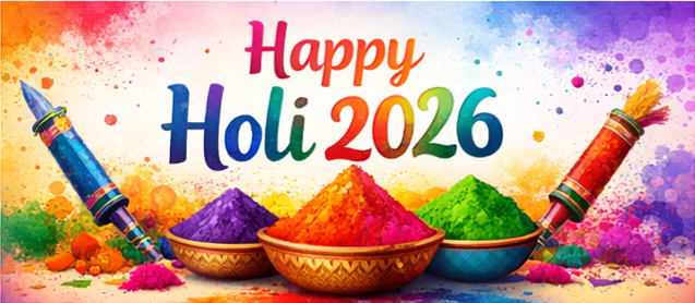 Happy Holi Wishes 2026 in Hindi & English | Shayari, Quotes, Images